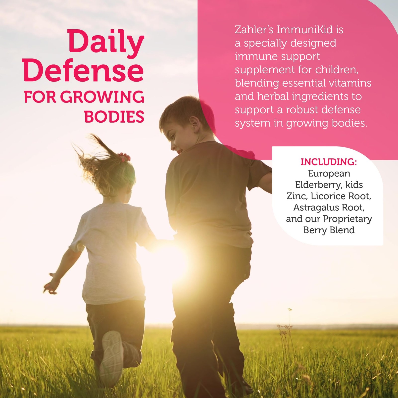 Zahler Kids Immune Support Supplement Elderberry Zinc And Vitamin C D3 A –