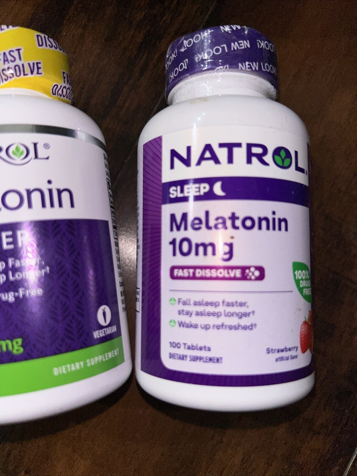 NATROL Melatonin 5 Bottles LARGE LOT See Pictures & Read Description 600 Tablets