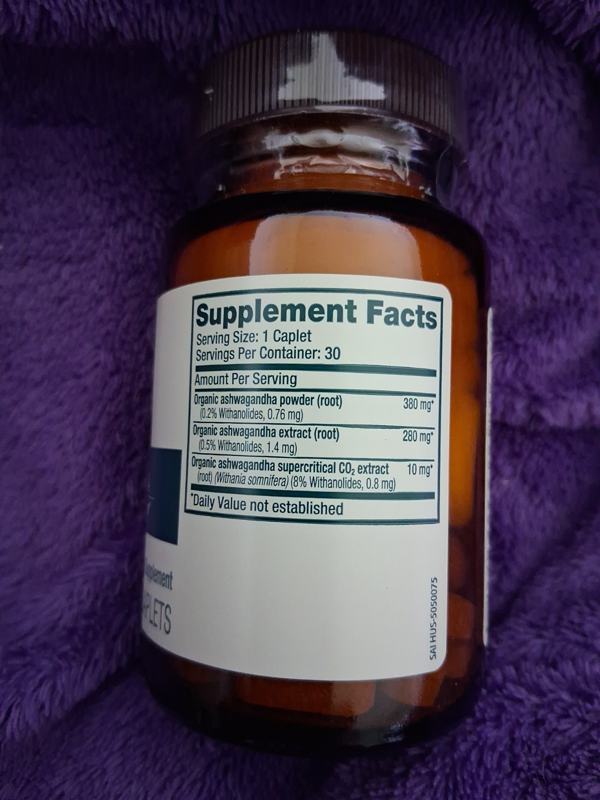 Himalaya Organic Ashwagandha | General Wellness |30 Ct. Exp. 04/29