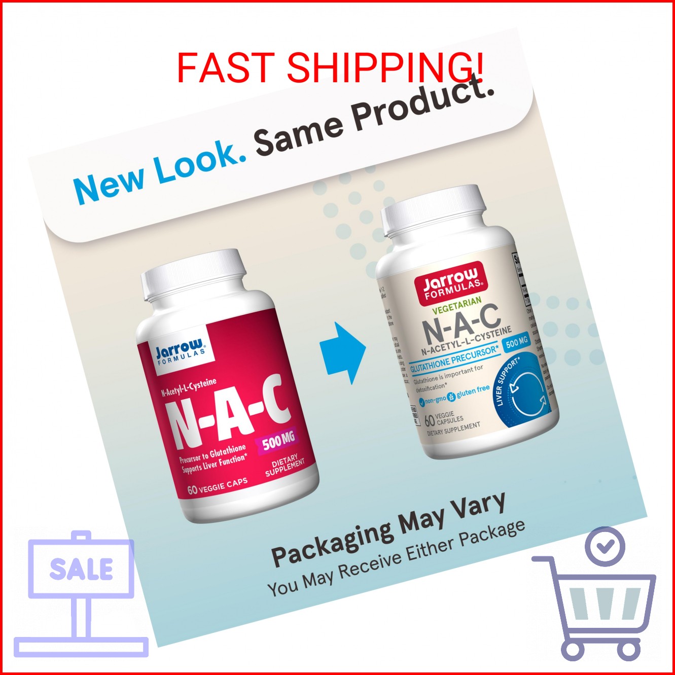 Jarrow Formulas® N-A-C 500 mg, Dietary Supplement, Antioxidant Support for Liver