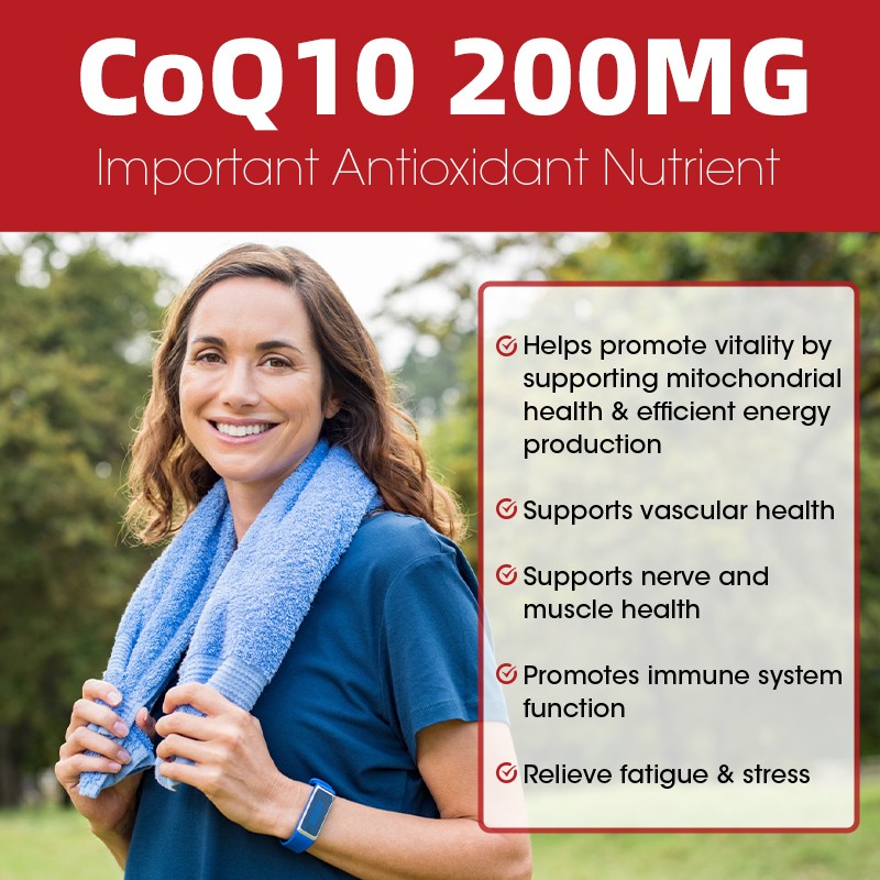 CoQ10 100mg, 120 Capsules, Vegetarian Capsules, Non-GMO