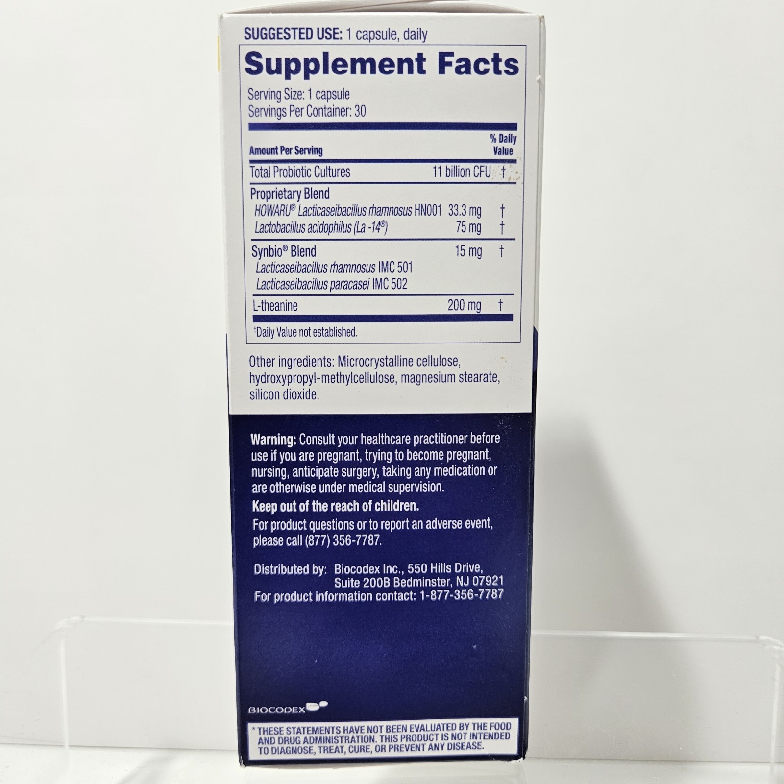 Her Florastor Daily Digest De stress Probiotic Supplement Veg Capsules 12/2026