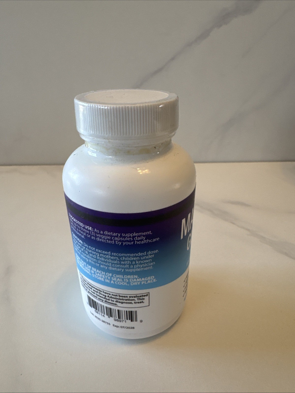 Magnesium Glycinate 525 MG Complex 90 Capsules High Absorption Magnesium 07/2028