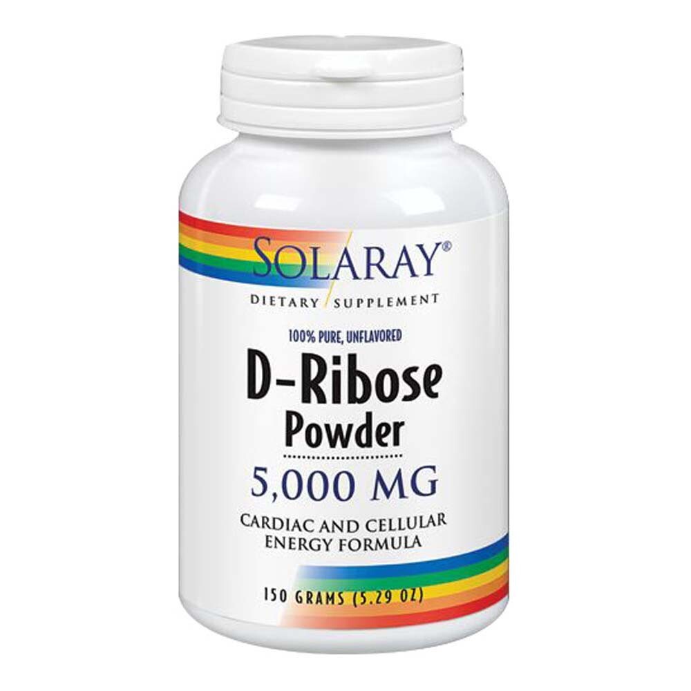 D-Ribose Powder 5,000 mg 5.29 oz By Solaray