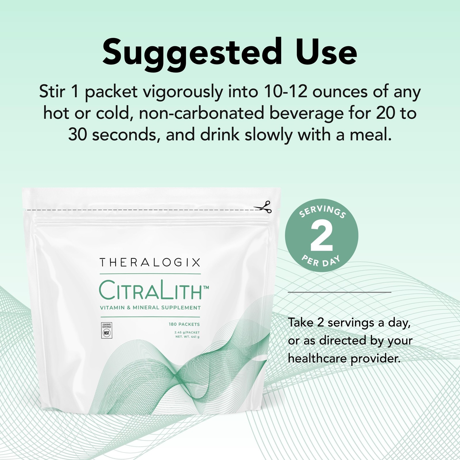Theralogix CitraLith Vitamin & Mineral Supplement – 15.75 Ounce (Pack of 1)