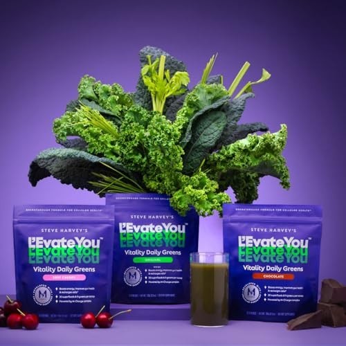 Vitality Daily Greens Powder – 28 Servings, 30 Superfoods, 9 Greens, Energy Boos
