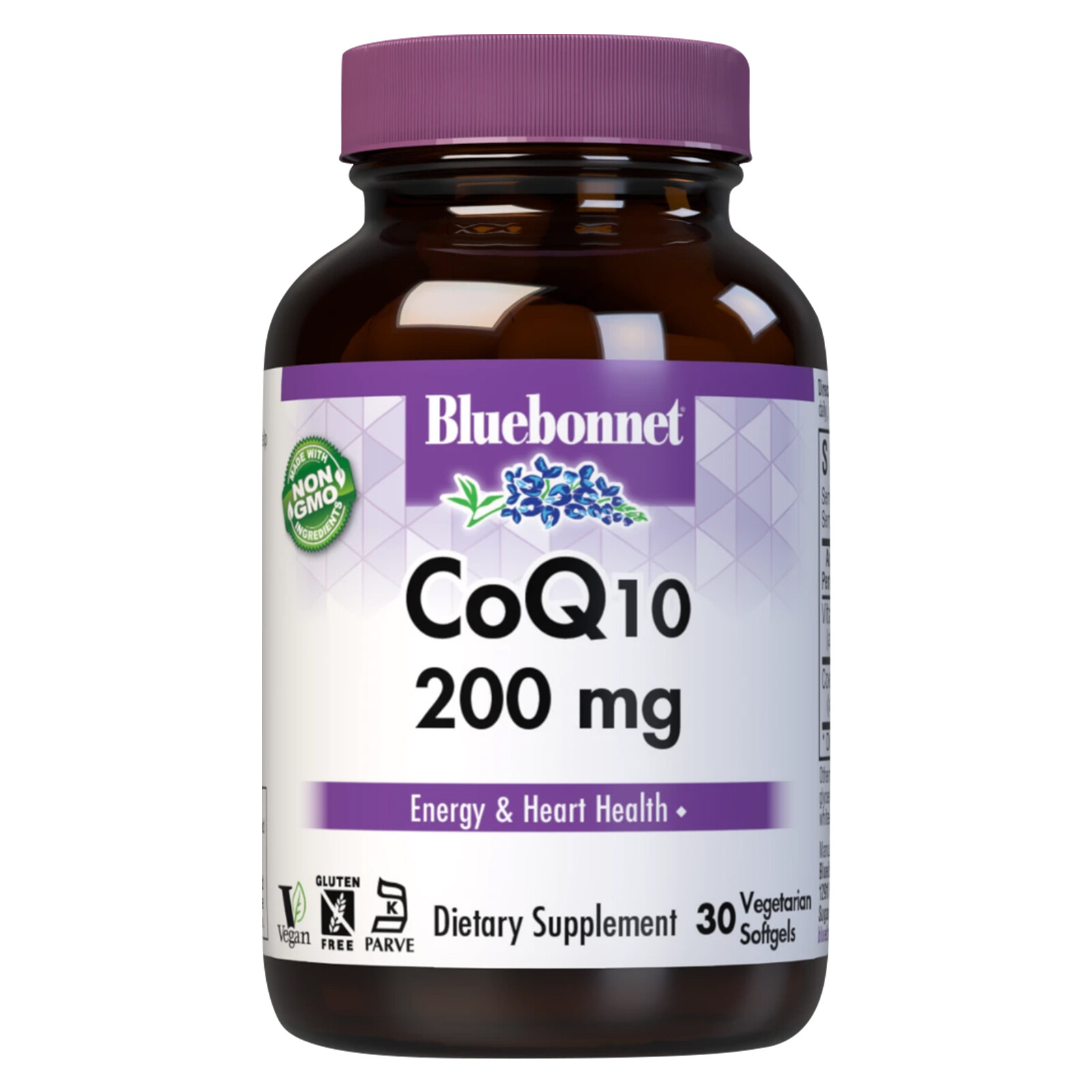 Bluebonnet Coq10 200 Mg 30 Vegetarian Softgels, Energy & Heart Health