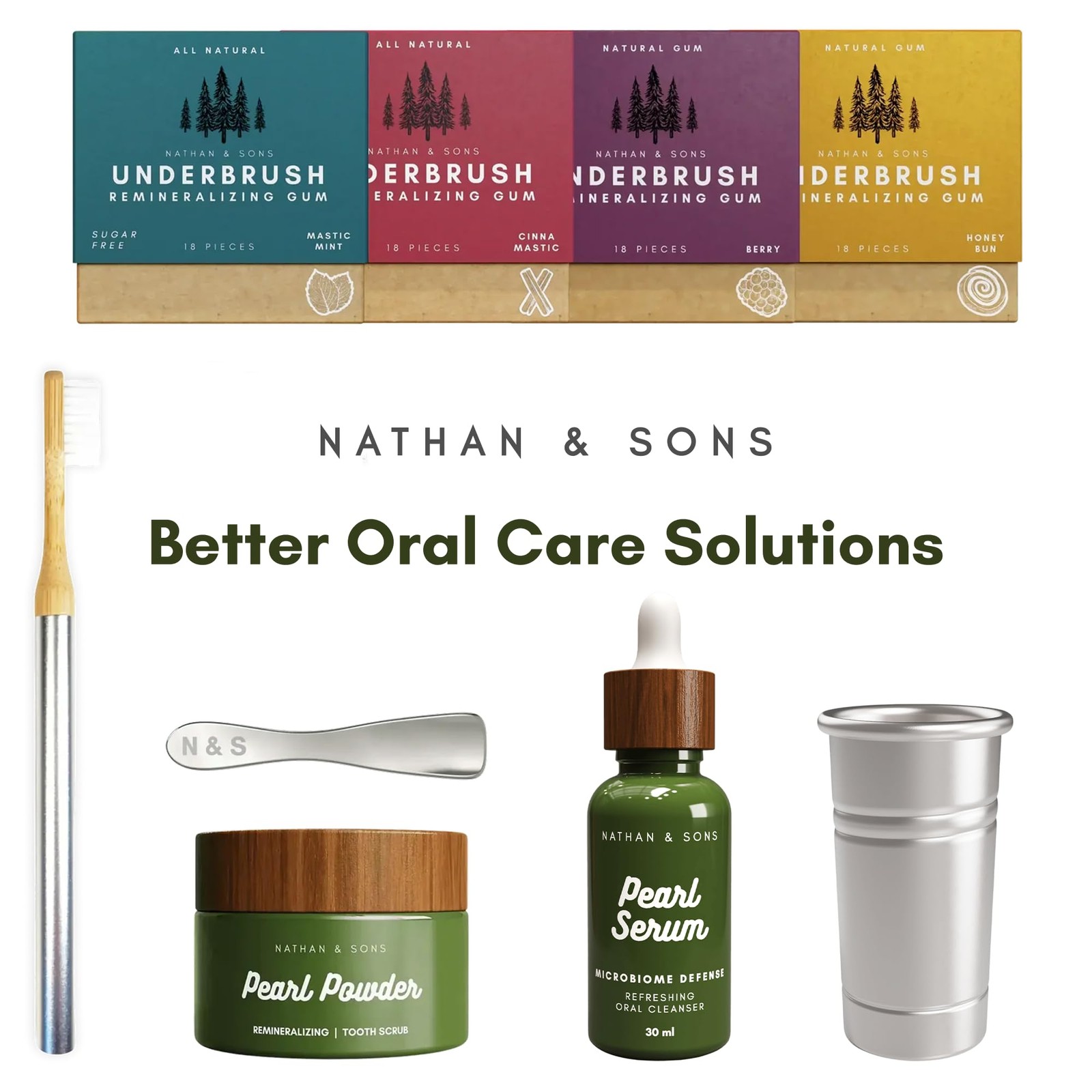 Nathan & Sons Pearl Remineralizing Tooth Powder 1 Ounce (Pack of 1),