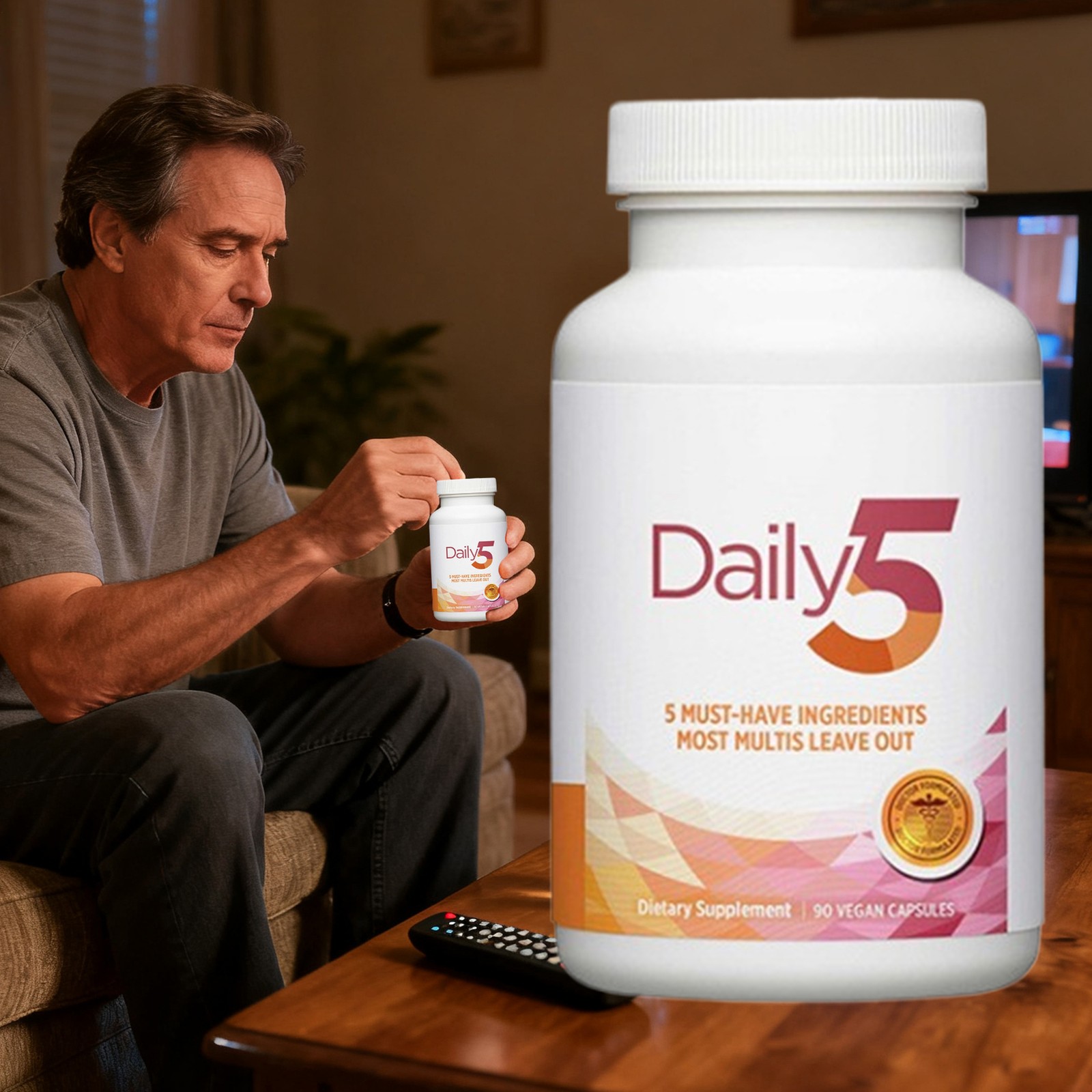 Doctors’ Preferred Daily5 90 Vegan Capsules Dietary Supplement