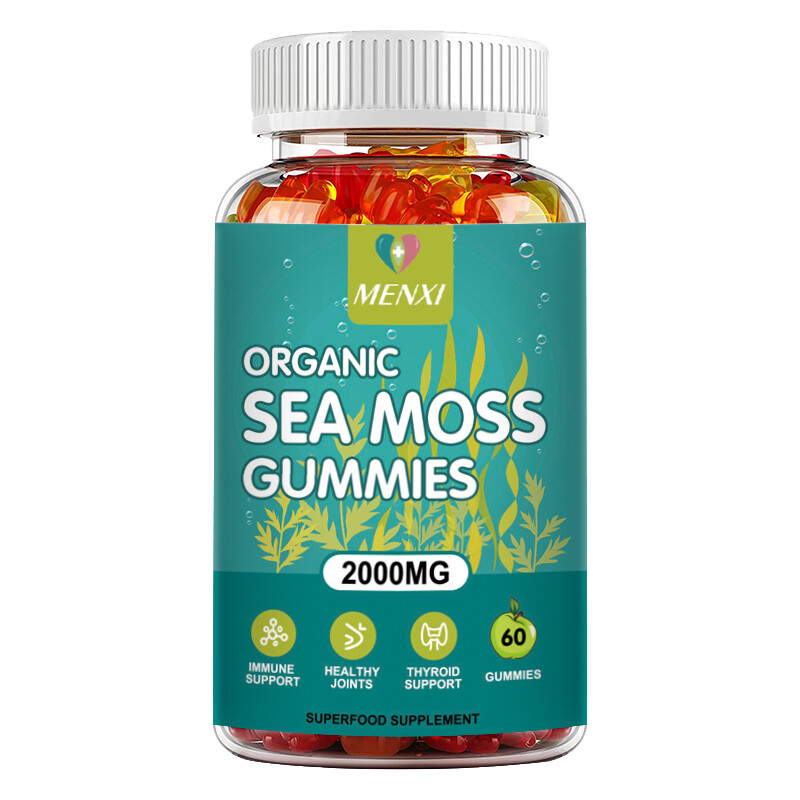 Natural & Organic Sea Moss 3×60 Gummies Supplement, Rich in Minerals & Vitamins