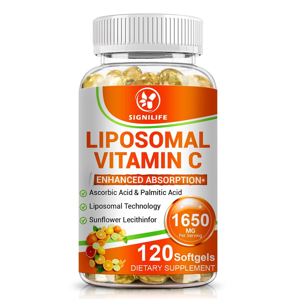 Liposomal Vitamin C 1650mg -120 Capsules – High Absorption Supplements