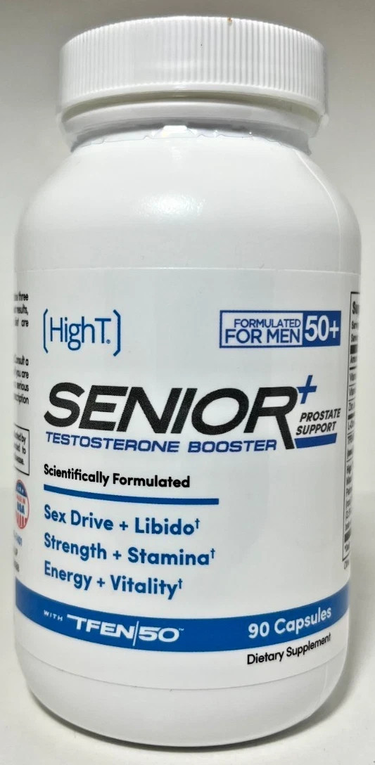 High T Senior+ Testosterone Booster for Men 50+ | Energy Libido Prostate Support