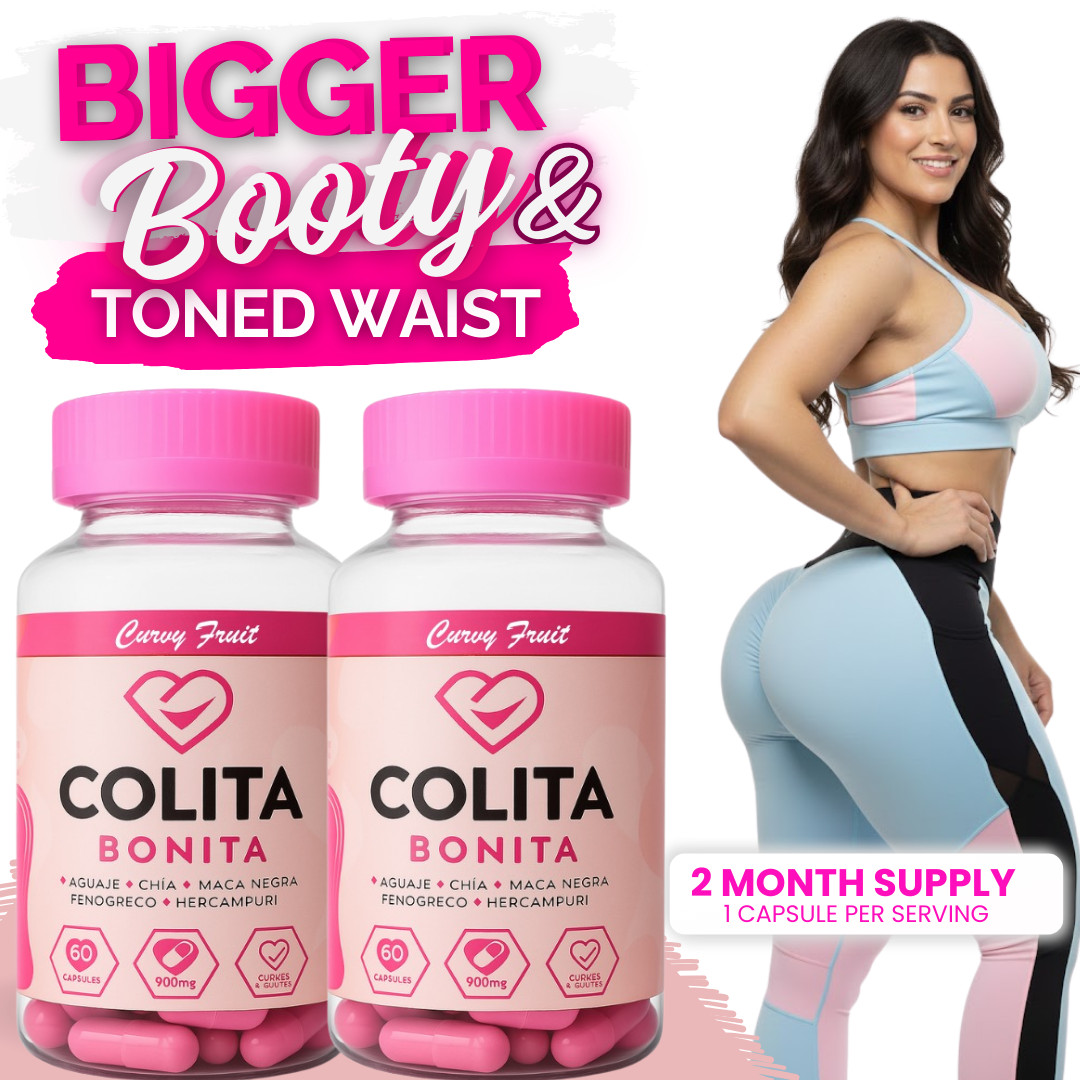 BIGGER BUT T& Waist Sculpt: 100% Natural Aguaje, Black Maca & Fenugreek – 60 DAY