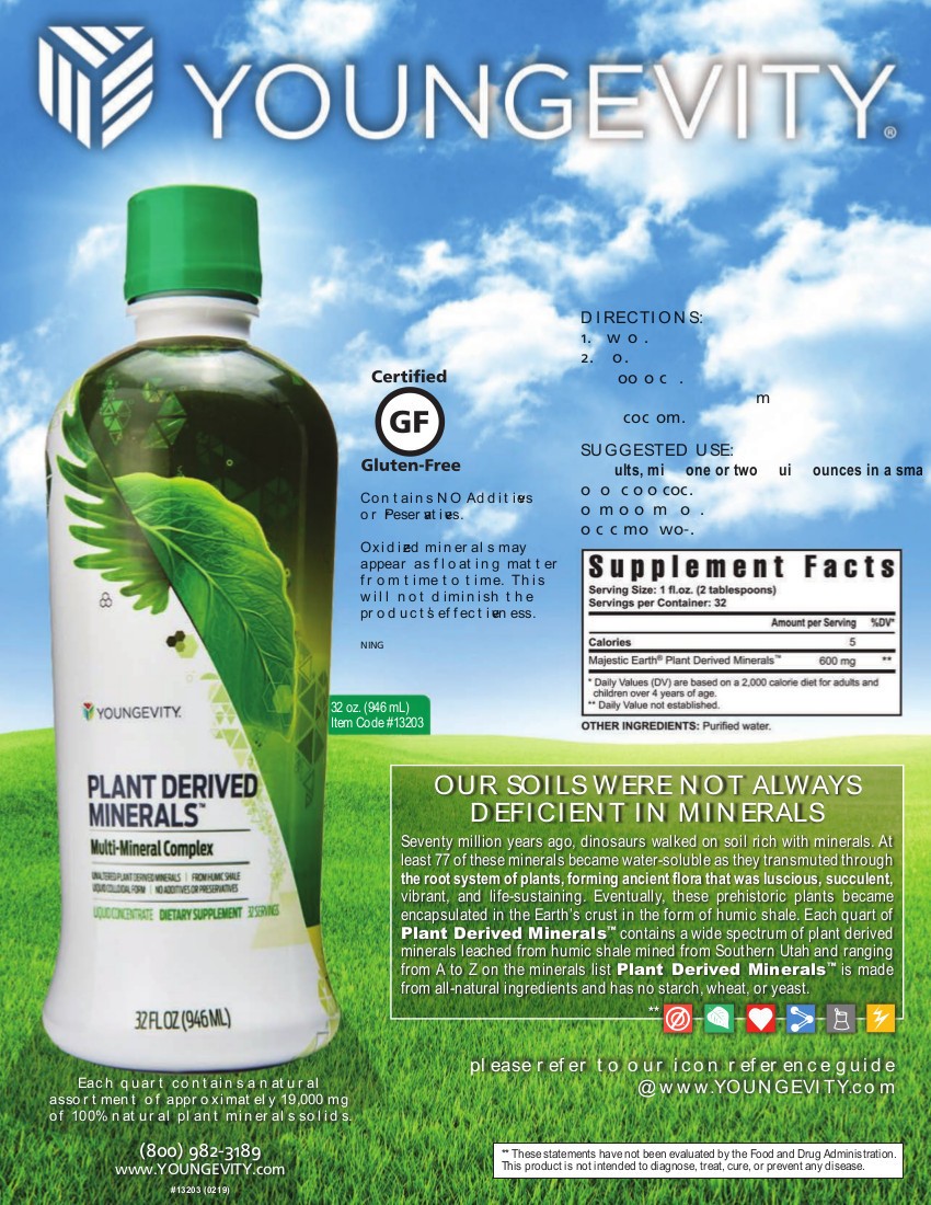 Youngevity Dr. Wallach Plant Derived Minerals™ (3 Pack)