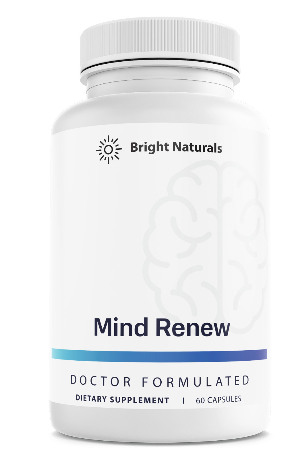 Bright Naturals Mind Renew Dietary Supplement 60 Capsules