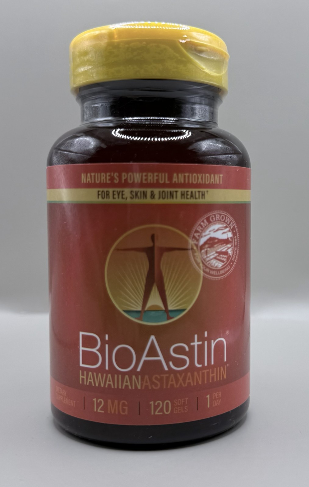 BioAstin Pure Natural Hawaiian Astaxanthin 12 mg., 120 Gel Caps