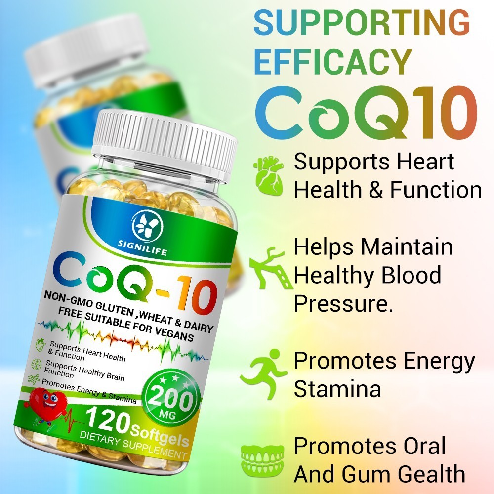 CoQ10 Coenzyme Q10 300mg 120 Capsules Heart Support NON GMO-