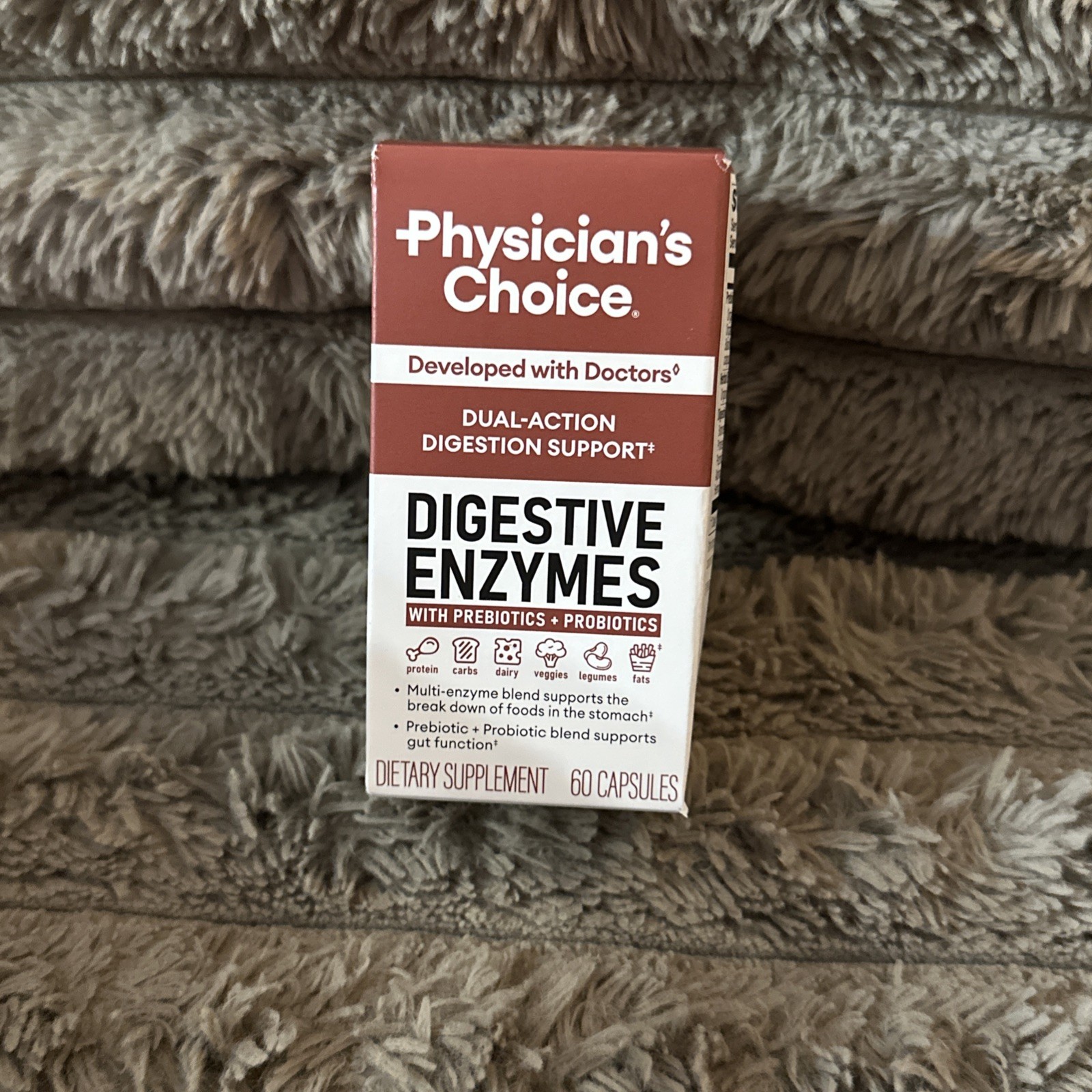 Physician’s Choice Digestive Enzyme Blend Pre + Probiotics 60 Capsules 11/27