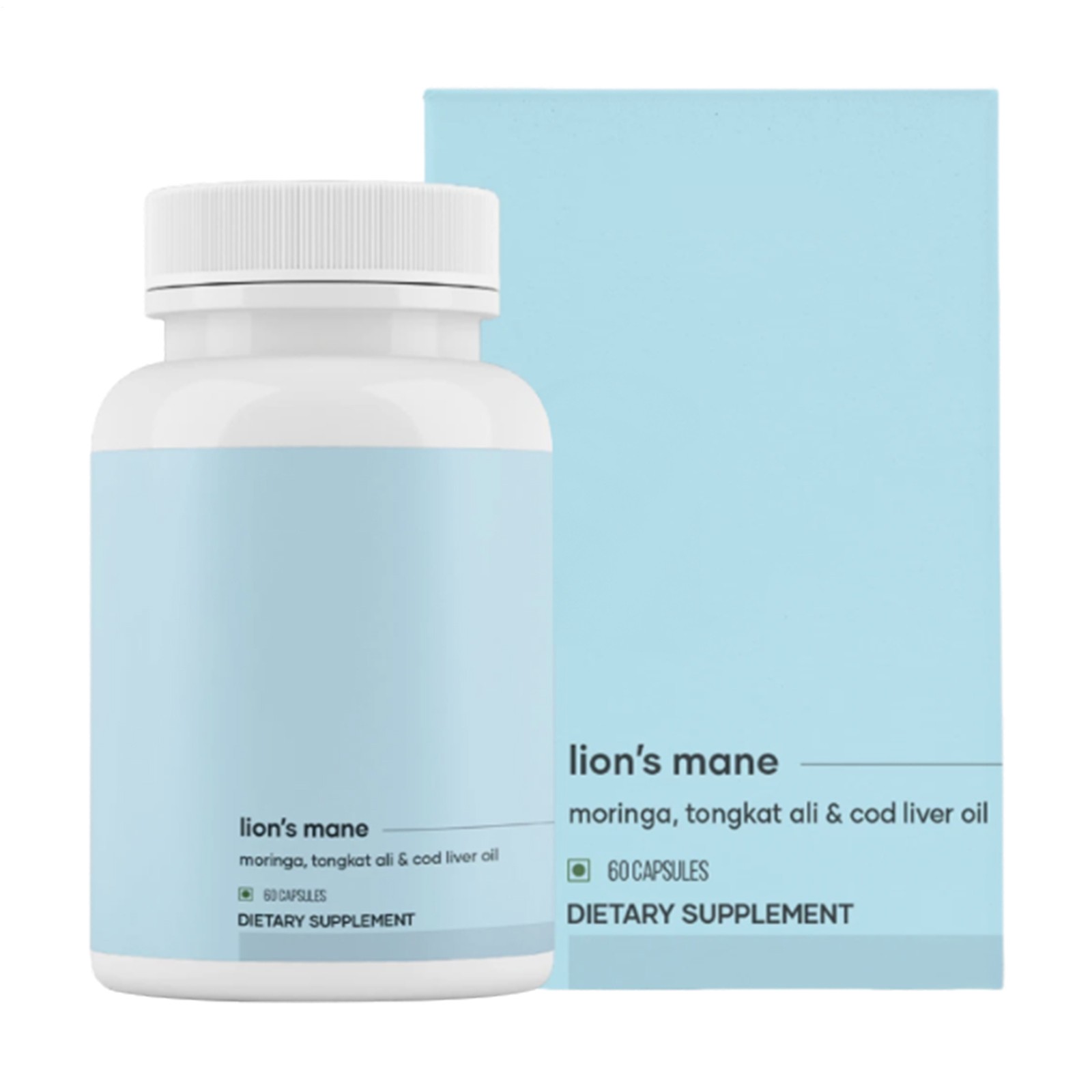 Energy Supplements By Lion’s Mane Caps Metabolism Health Products 60 Granules-