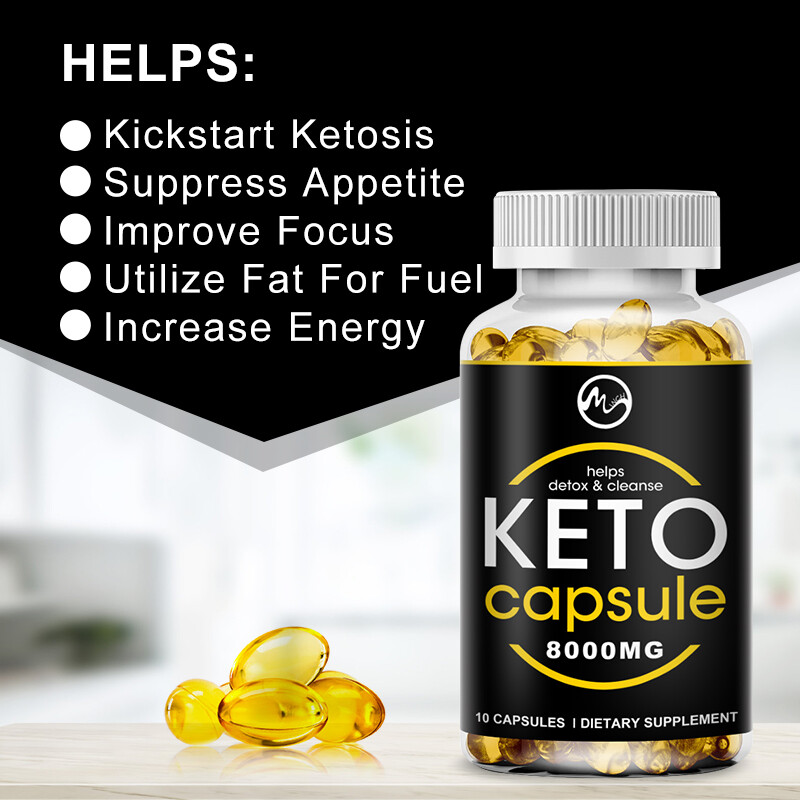 Keto Weight Loss Gummies,Fat Burner,Appetite Suppressant Supplement 60 Capsules