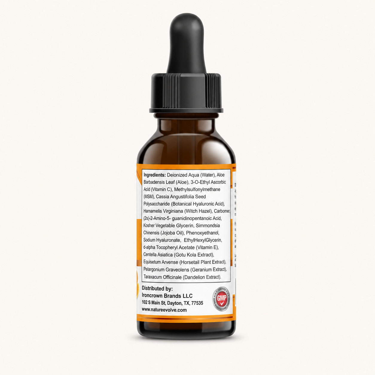 Nature Evolve Vitamin C Serum with Hyaluronic Acid – 1 fl oz (30 ml)