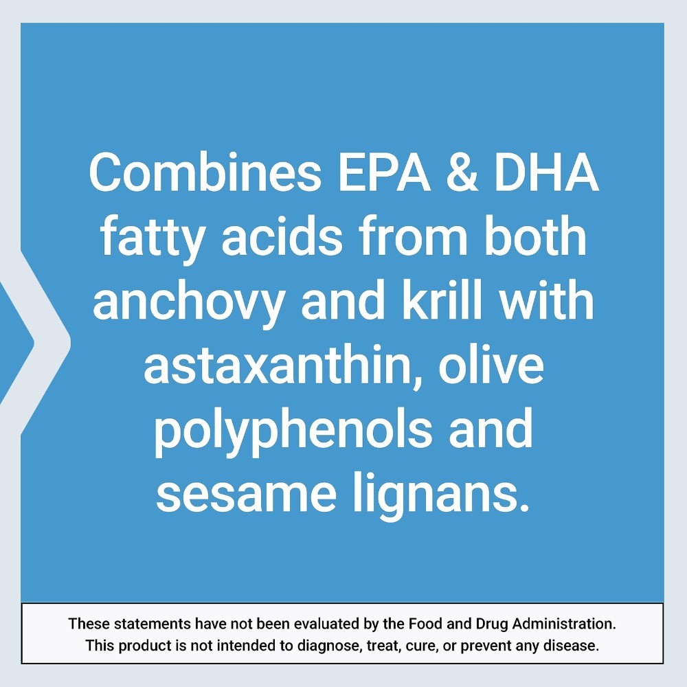 Life Extension Super Omega3 Plus EPA/DHA Fish Oil, Sesame Lignans (120 Softgels)
