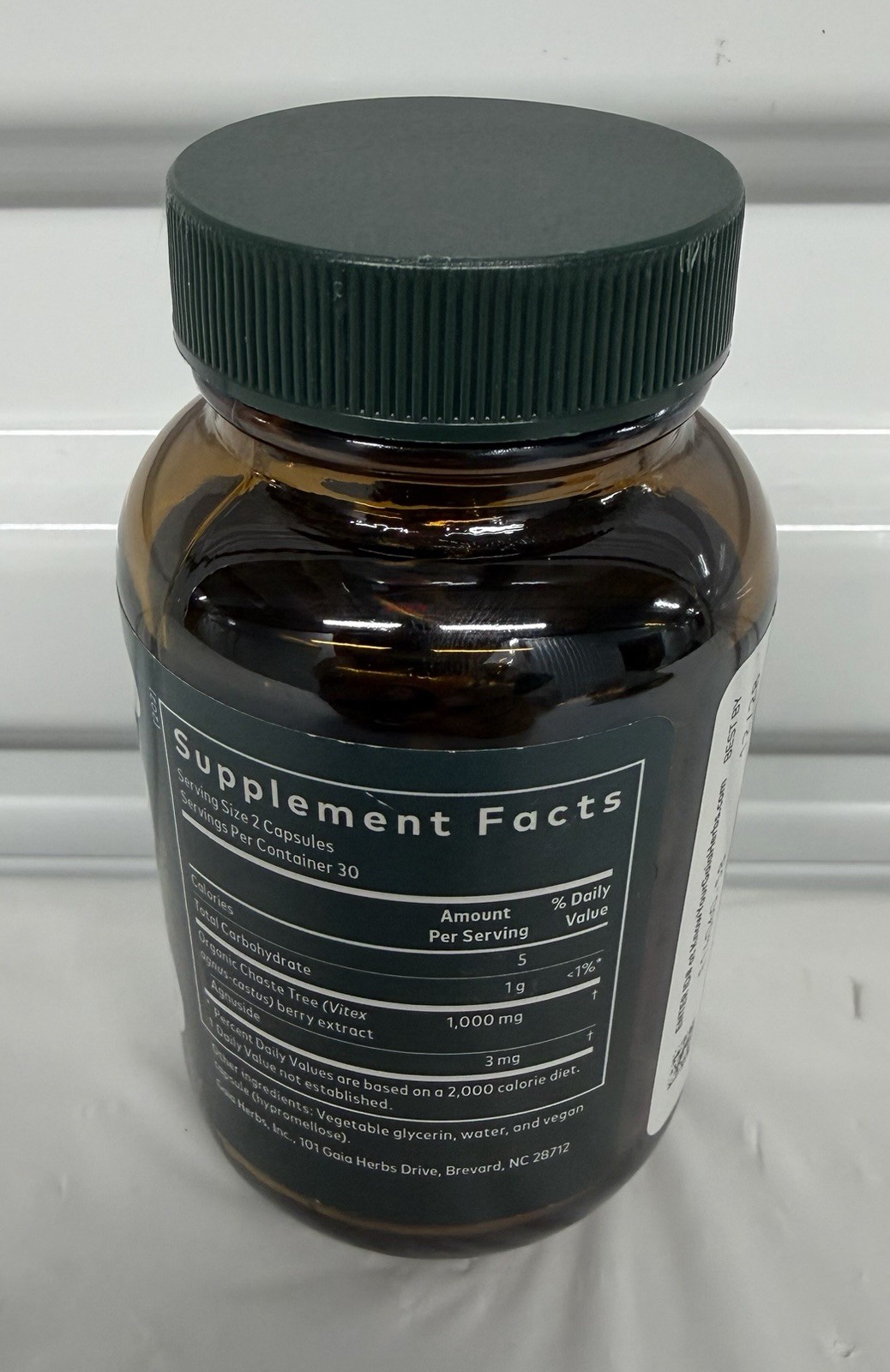 Gaia Herbs Vitex Berry 60 Vegan Liquid Phyto-Caps Exp 12/2028 New Sealed