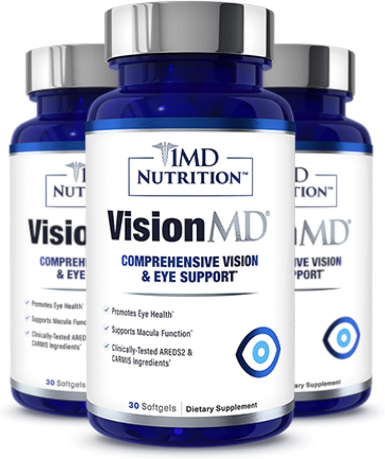 VisionMD Eye Vitamin CARMIS with Lutein & Zeaxanthin 90 Softgels, 3-Pack