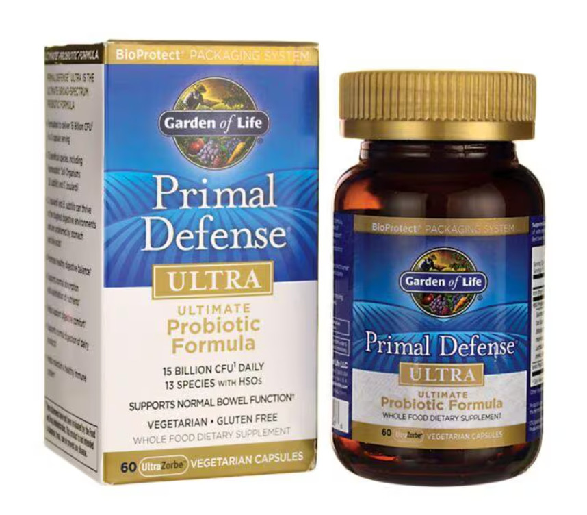 Garden of Life – Primal Defense Ultra – 5 Billion Cfu – 60 UltraZorbe Veg Caps