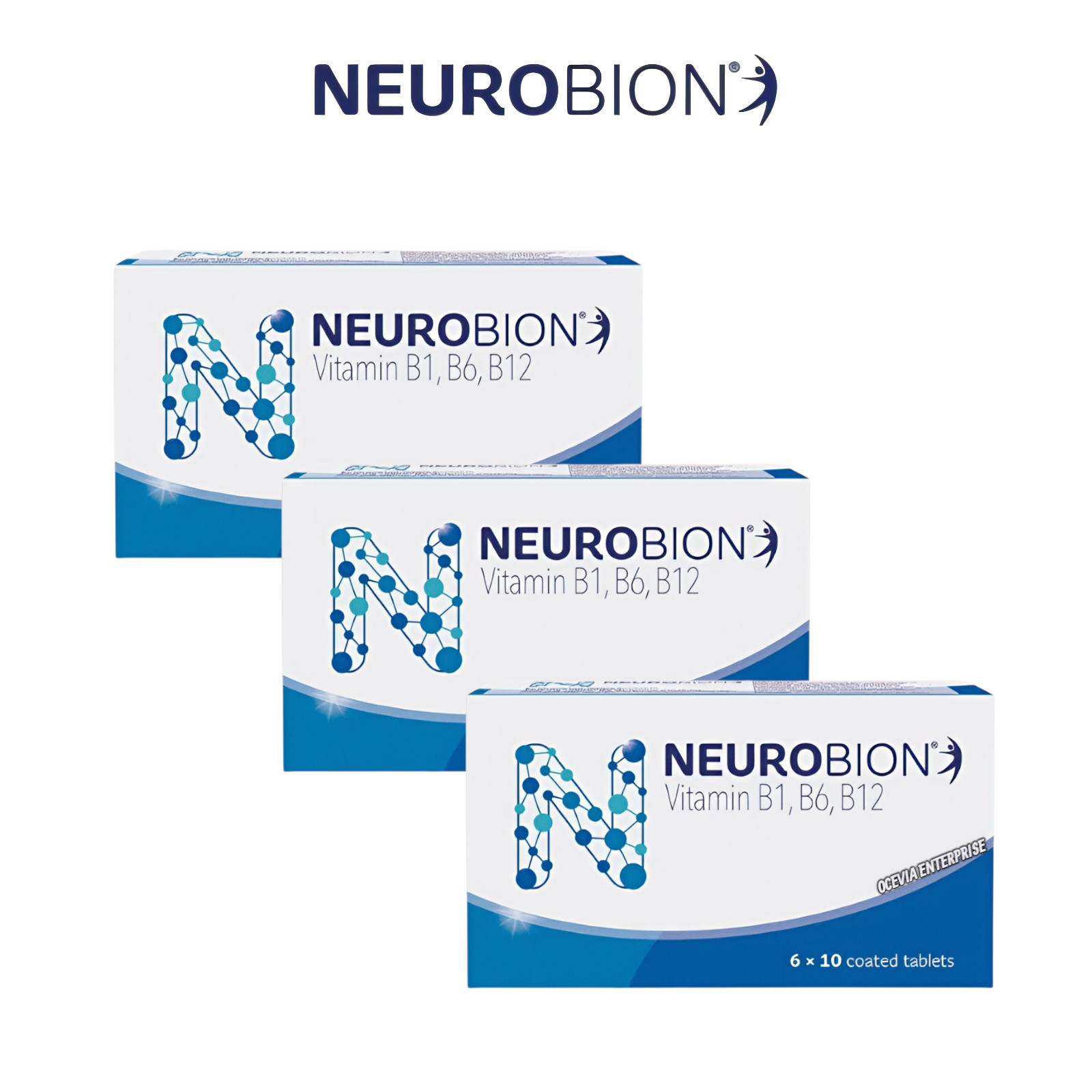 Neurobion Vitamin B1 B6 B12 Supplement 60 Tablets B-Complex Daily Nutrition Pack