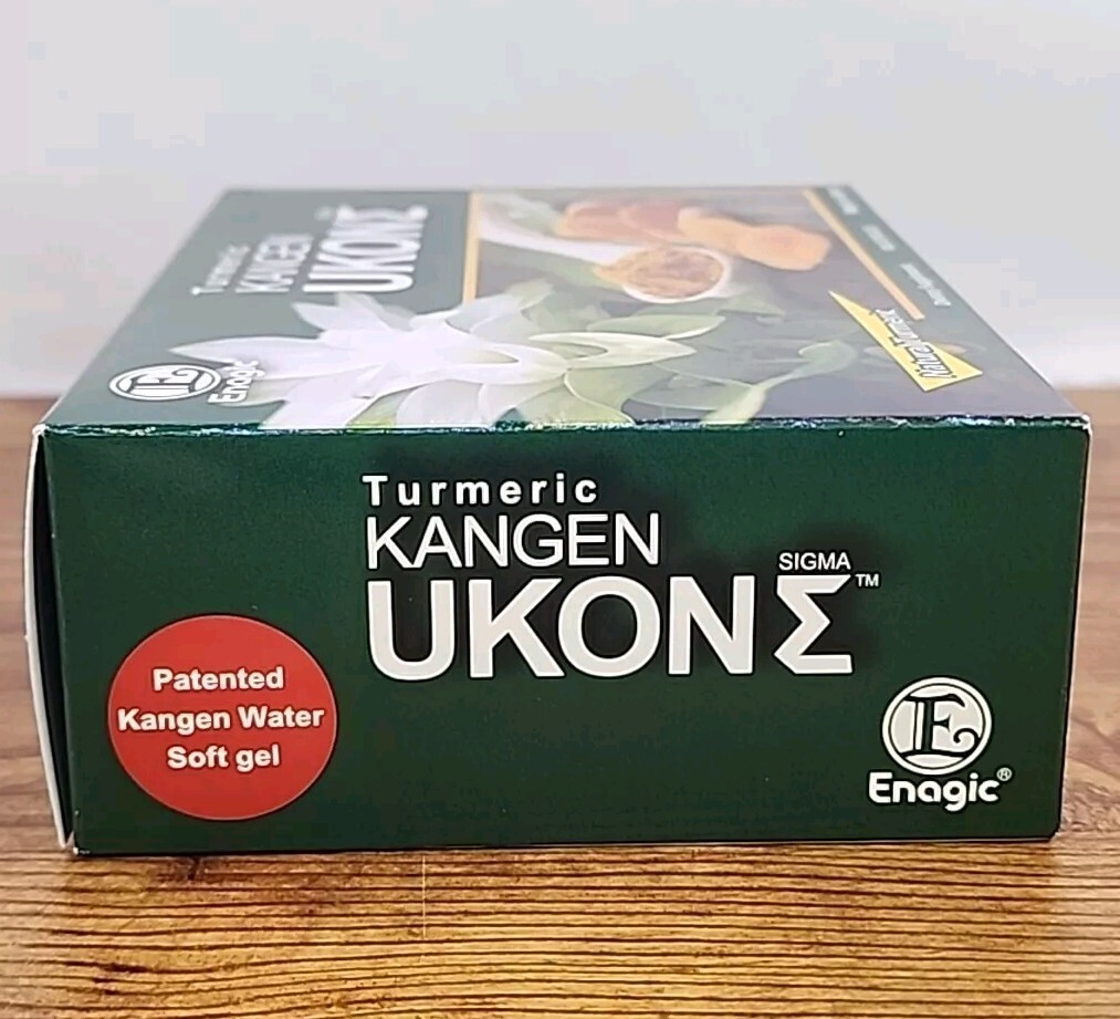 Authentic Kangen Ukon Turmeric by ENAGIC 100% Organic Capsules -Exp 06/2026