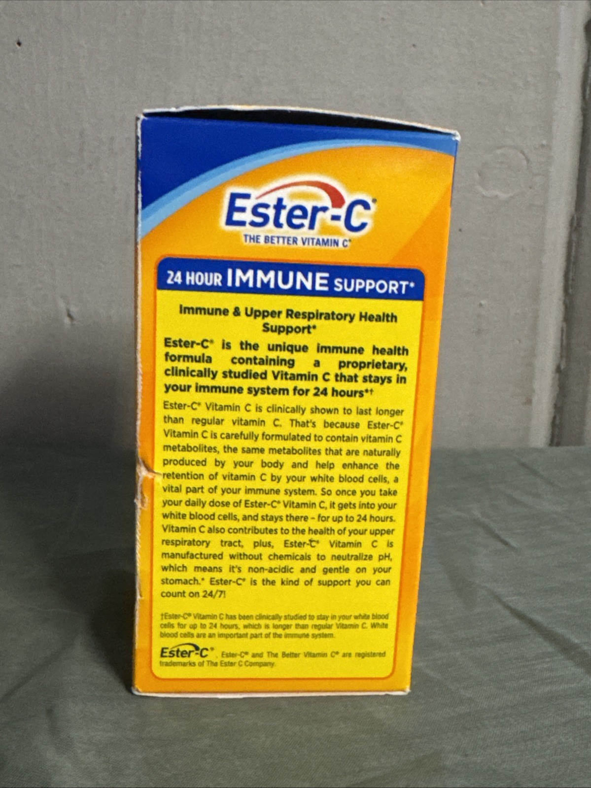 Ester C VITAMIN C 24 Hour Immune Support 500mg 90 Tablets – 06/2025