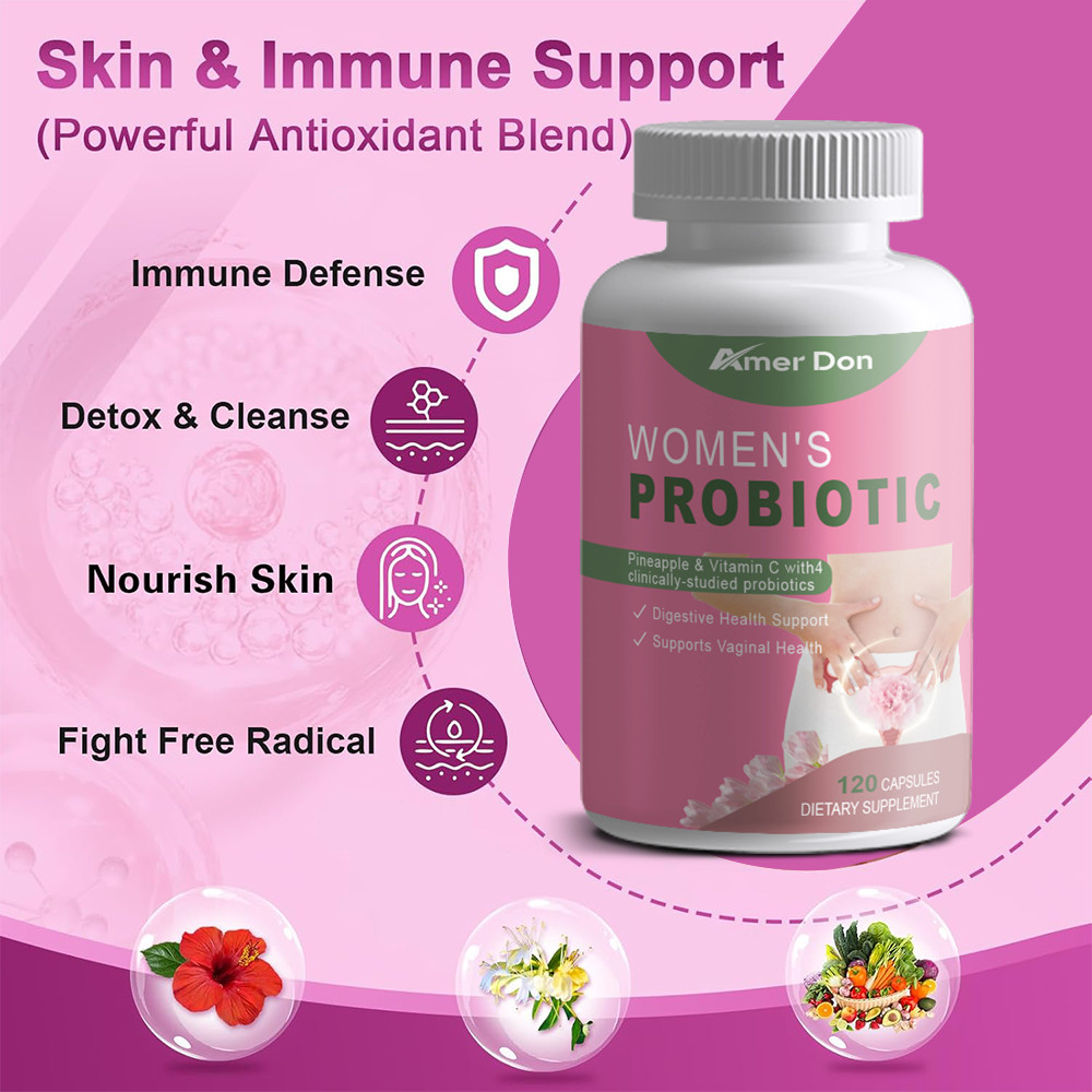 Raw Probiotics 100 Billion CFU Potency Digestive Immune Health 60/120 Capsules