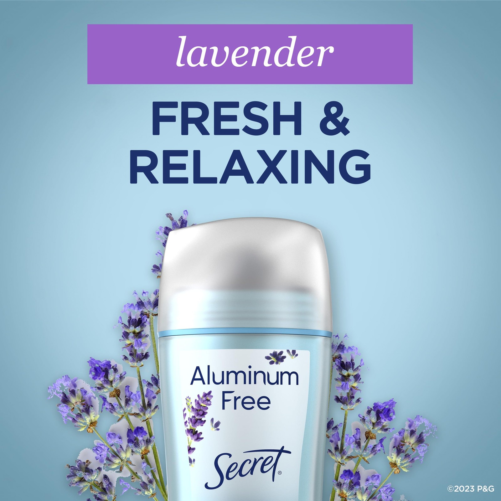 Secret Aluminum Free Deodorant for Women, 48hr Odor 2.4 Ounce (Pack of 1)