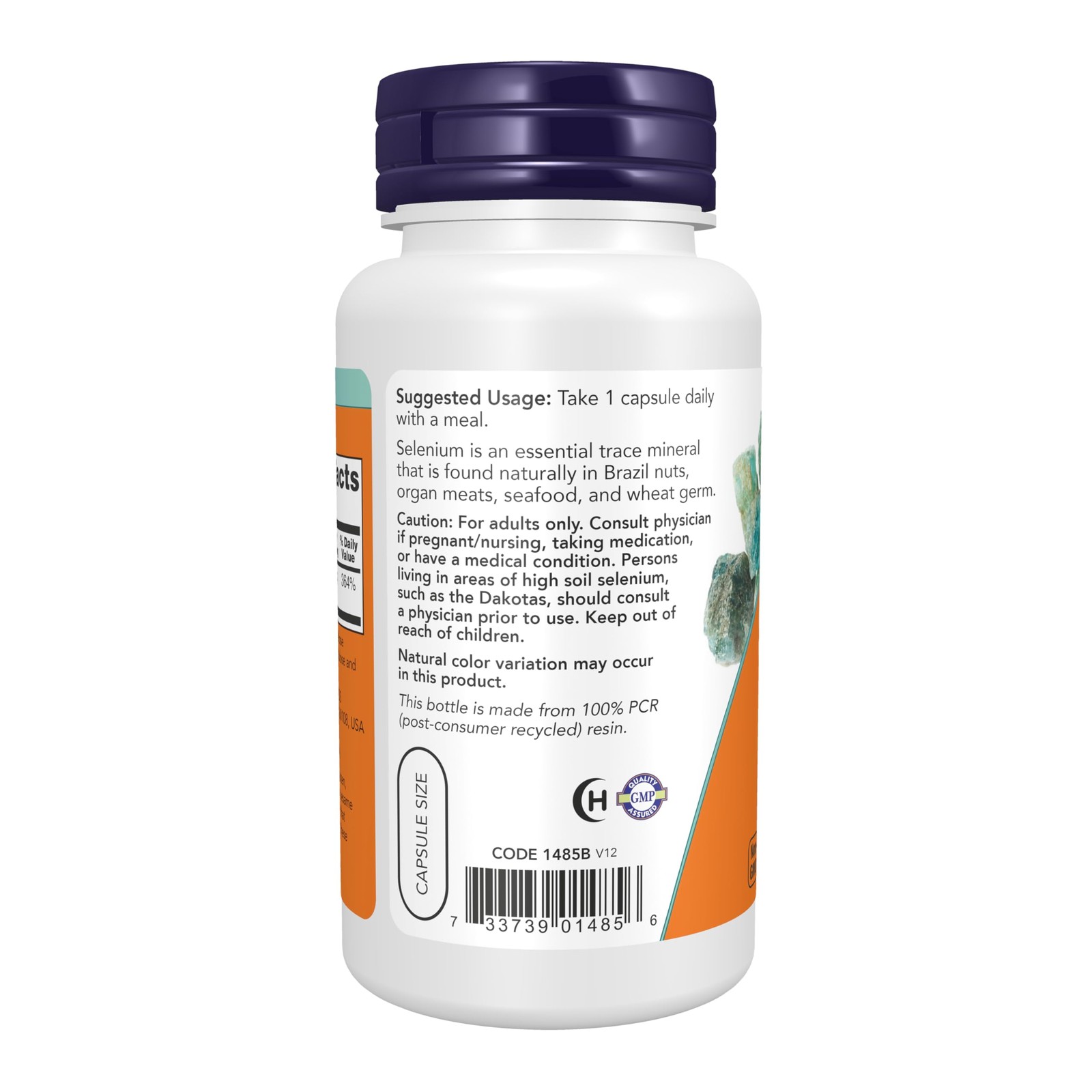 NOW Foods Supplements, Selenium 90 Count (Pack of 1), Cream W/Speckles