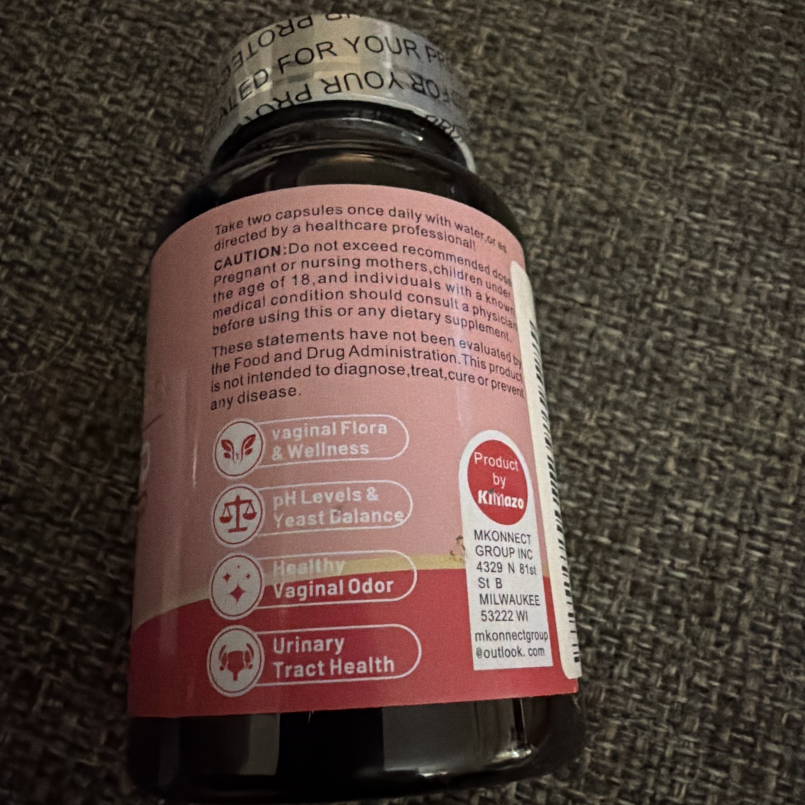 Vaginal Probiotics for Women 40 Billion CFU Promotes pH Balance Exp. 02/27