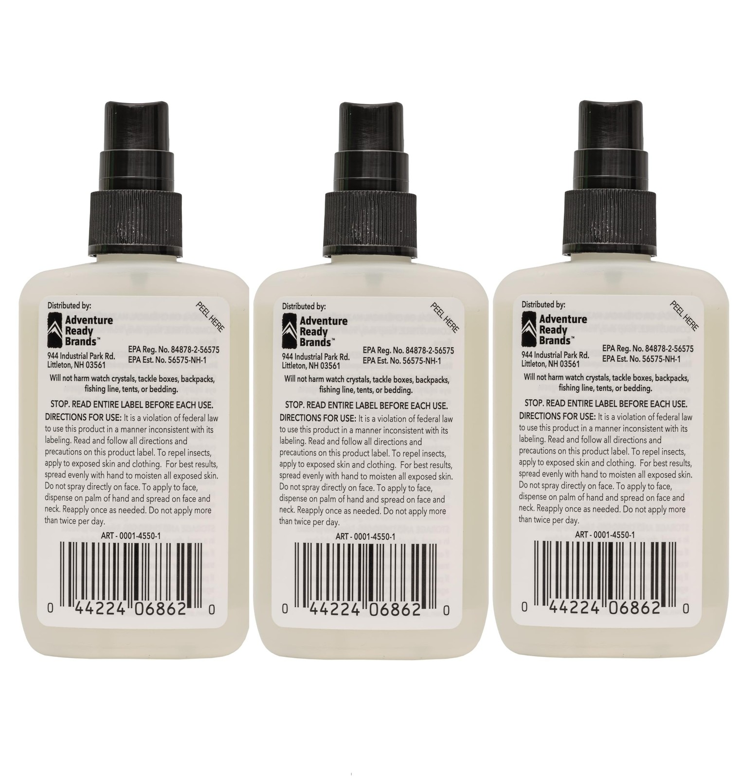 Natrapel Lemon Eucalyptus Pump 3.4 Fl Oz (Pack of 3)