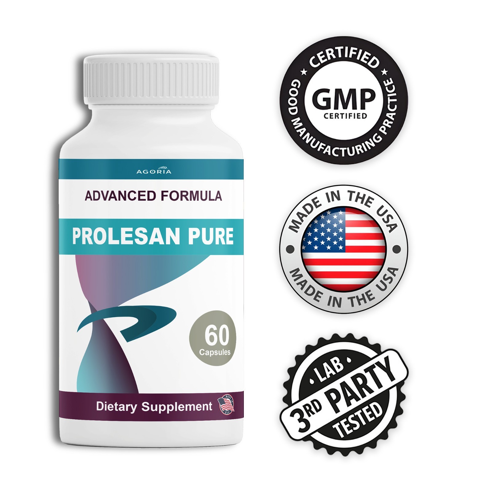 (5 Pack) Prolesan Pure Capsules – Weight Management, Metabolism & Energy Support