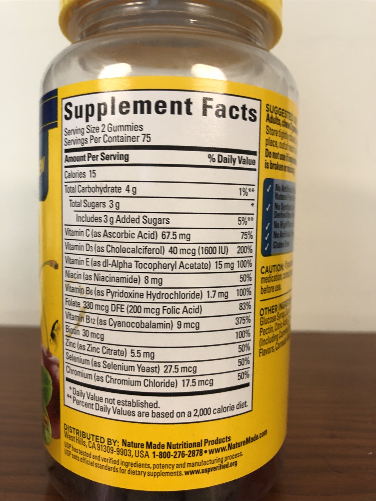 Nature Made Multi for Him Dietary Supplements – 150 Gummies Exp 10/26
