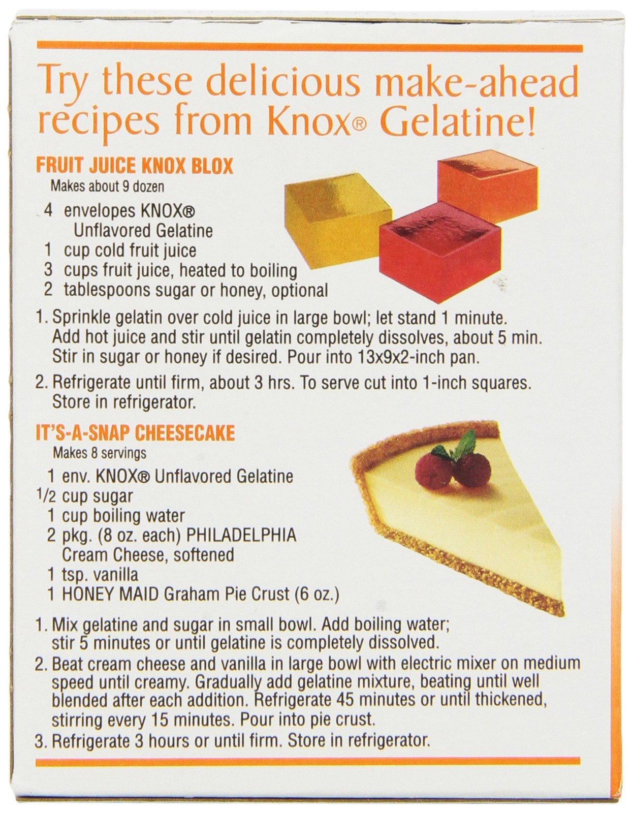 Unflavored Gelatin, 4 Count (Pack of 12)