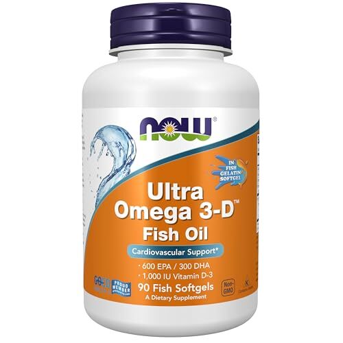 NOW FOODS Ultra Omega 3-D Fish Gelatin 90 Fish Softgels