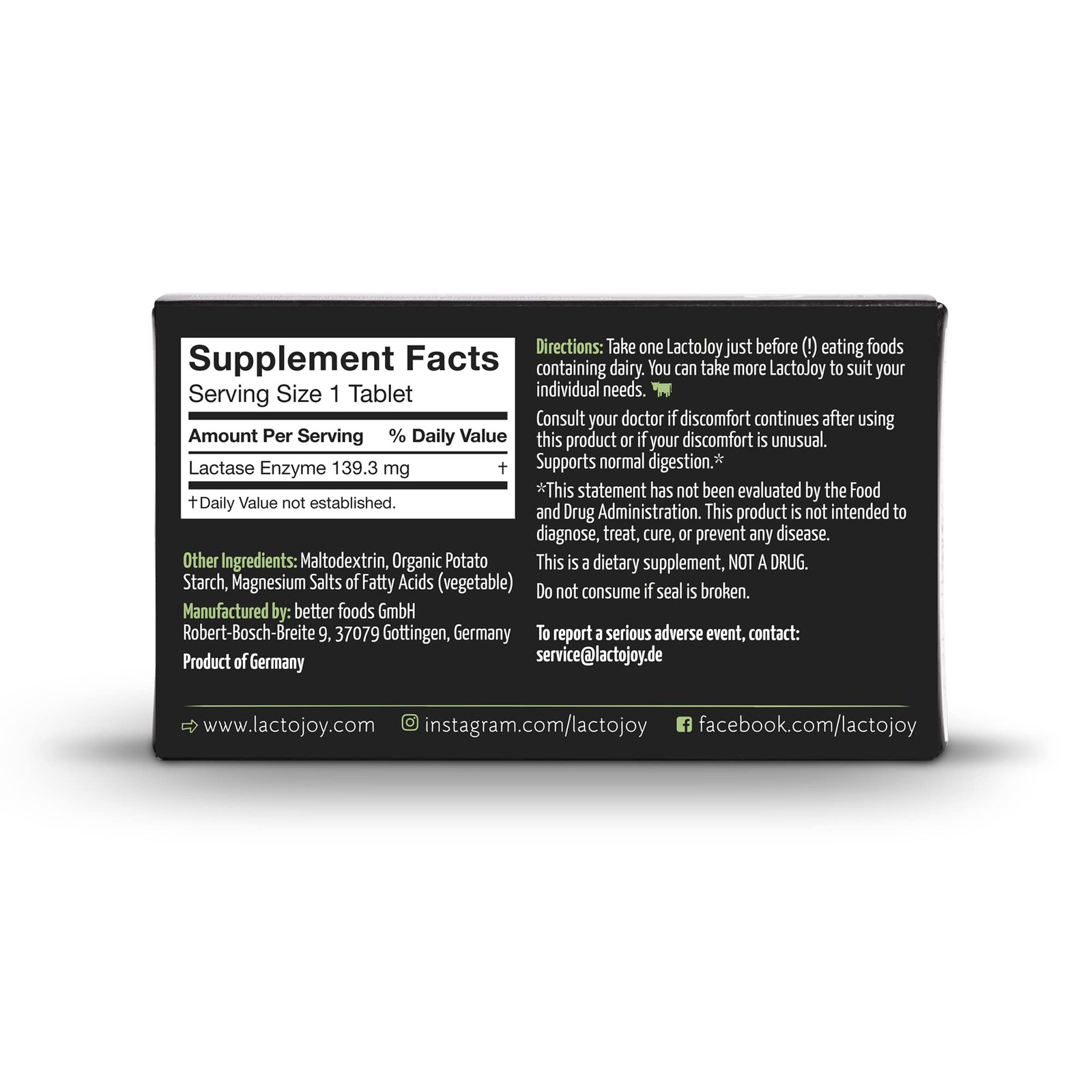 Lactase Pills 14,500 I 45 Pieces I Powerful Lactase Enzymes for Lactose Intol…