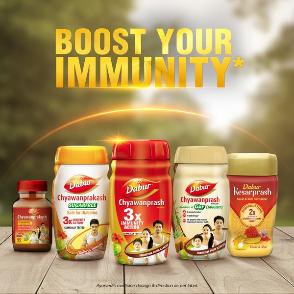 Dabur Chyawanprash 3X Immunity Action Ayurvedic Health Supplement Family Pack 2k