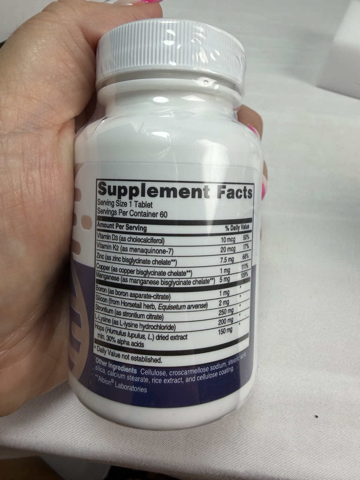 Advanced Bionutritionals Ultimate Bone Support 60 Tablets Sealed Exp 08/2026 New