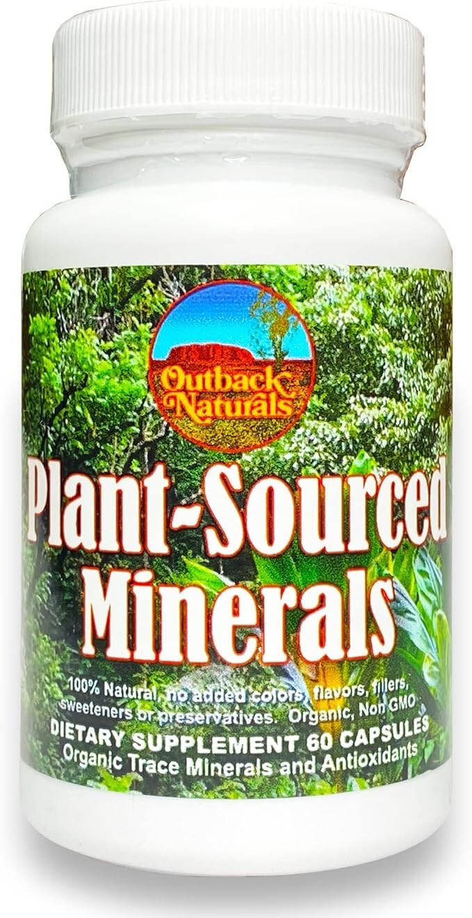 Plant-Sourced Minerals 60 ct (Organic Trace Minerals and Antioxidants)