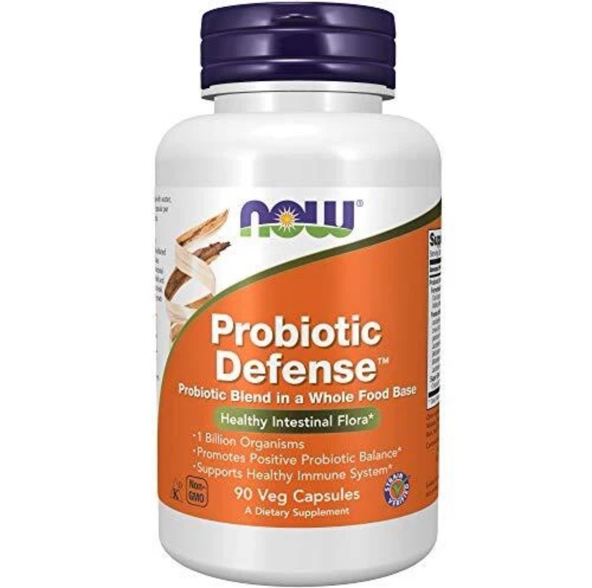 NOW FOODS Probiotic Defense 90 Veg Capsules Exp 02/2026