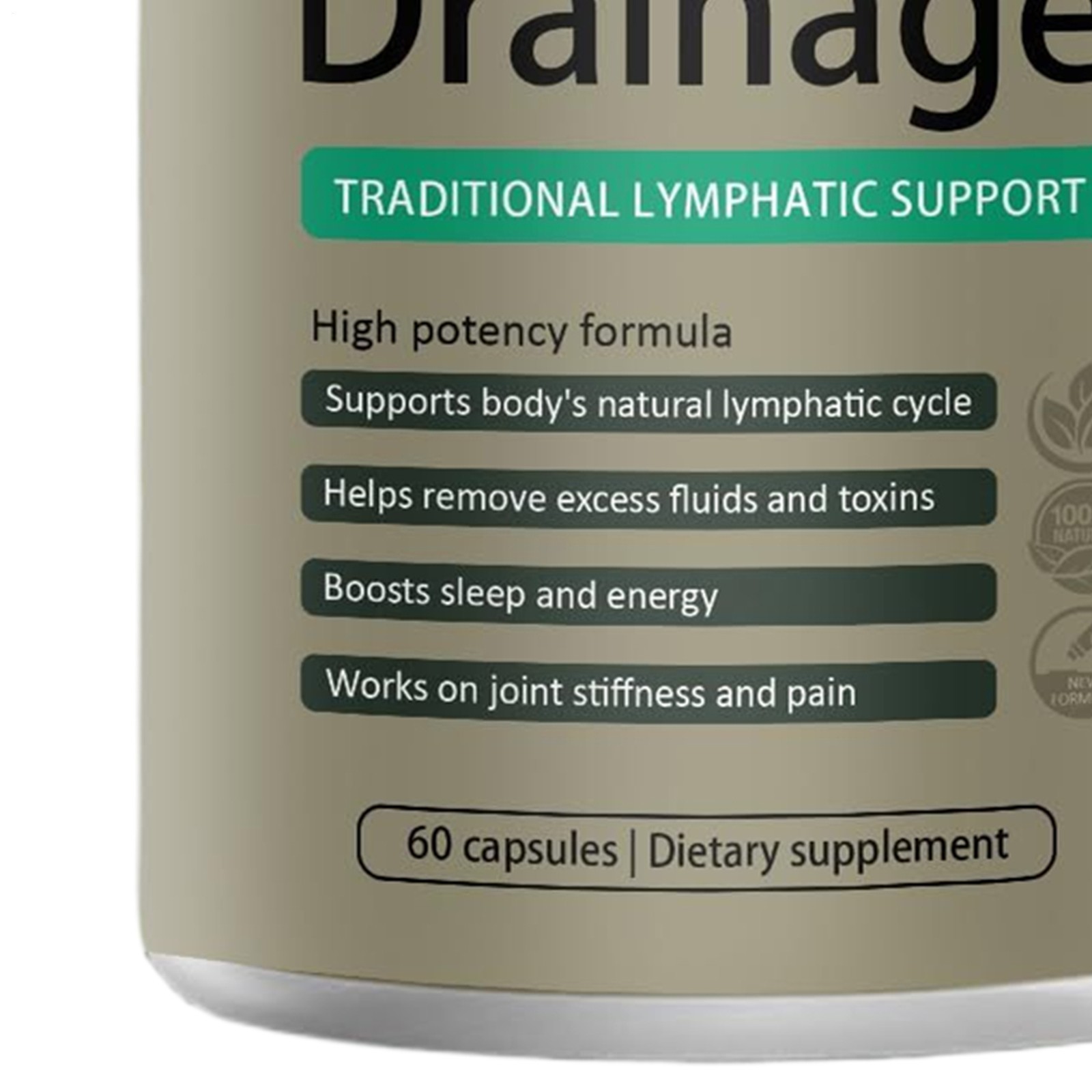 3PACK Sculptique Lymphatic Drainage Capsules, Lymphatic Drainage, 60 Capsules US
