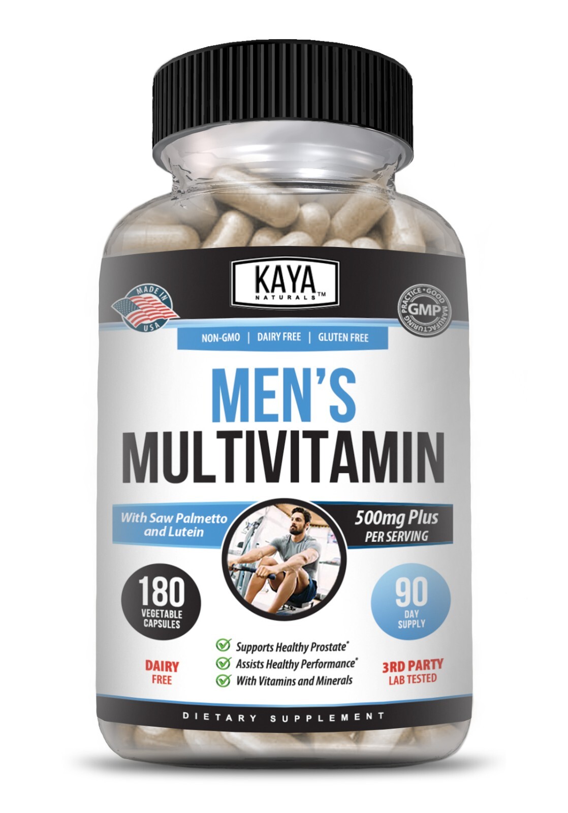 Multi Vitamin for Men 180ct Mens Prostate Multivitamin Multimineral Daily Zinc