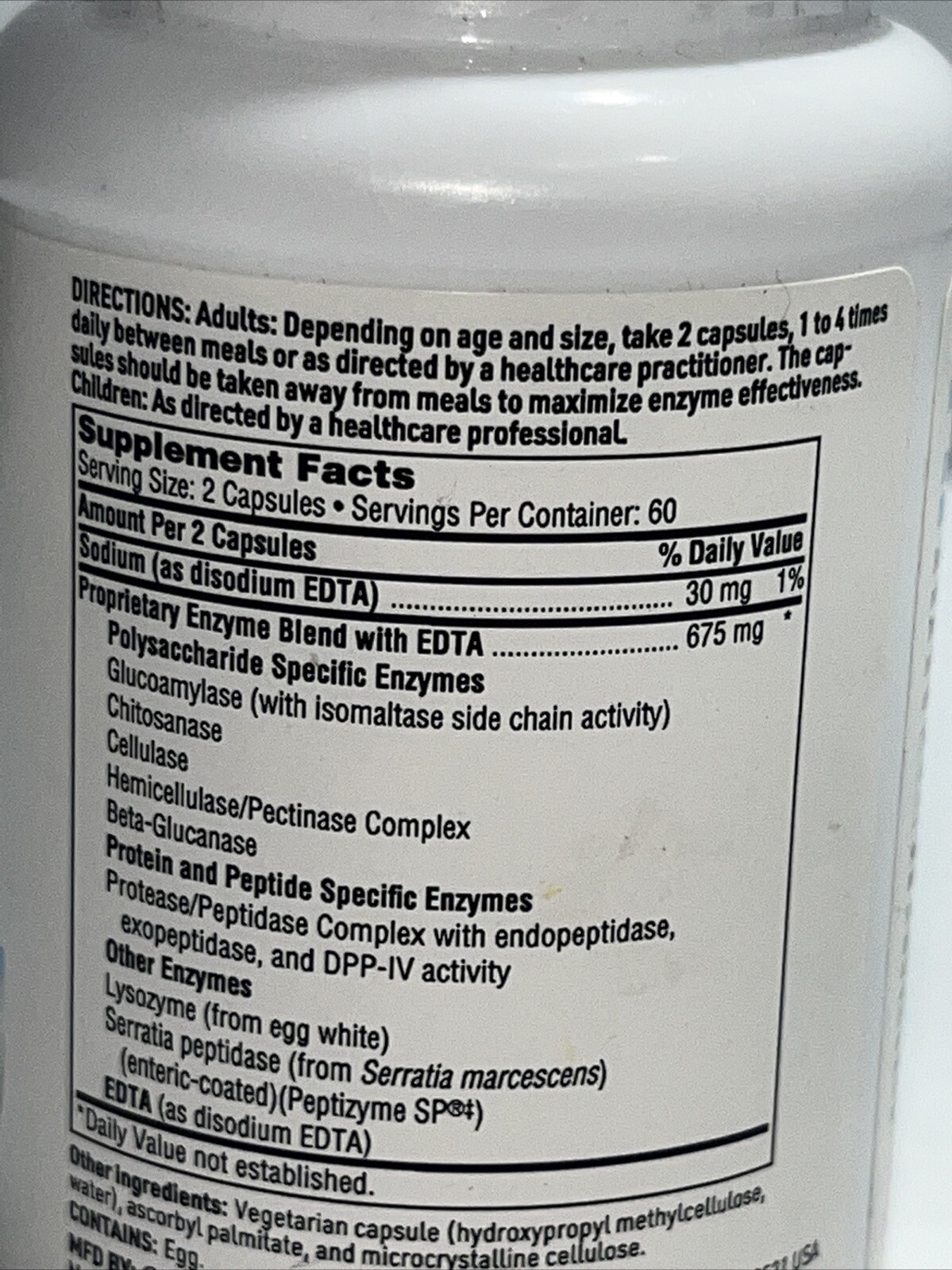 Comeplete Digestive Enzyme Micro biome Health, 120 Caps, Sealed