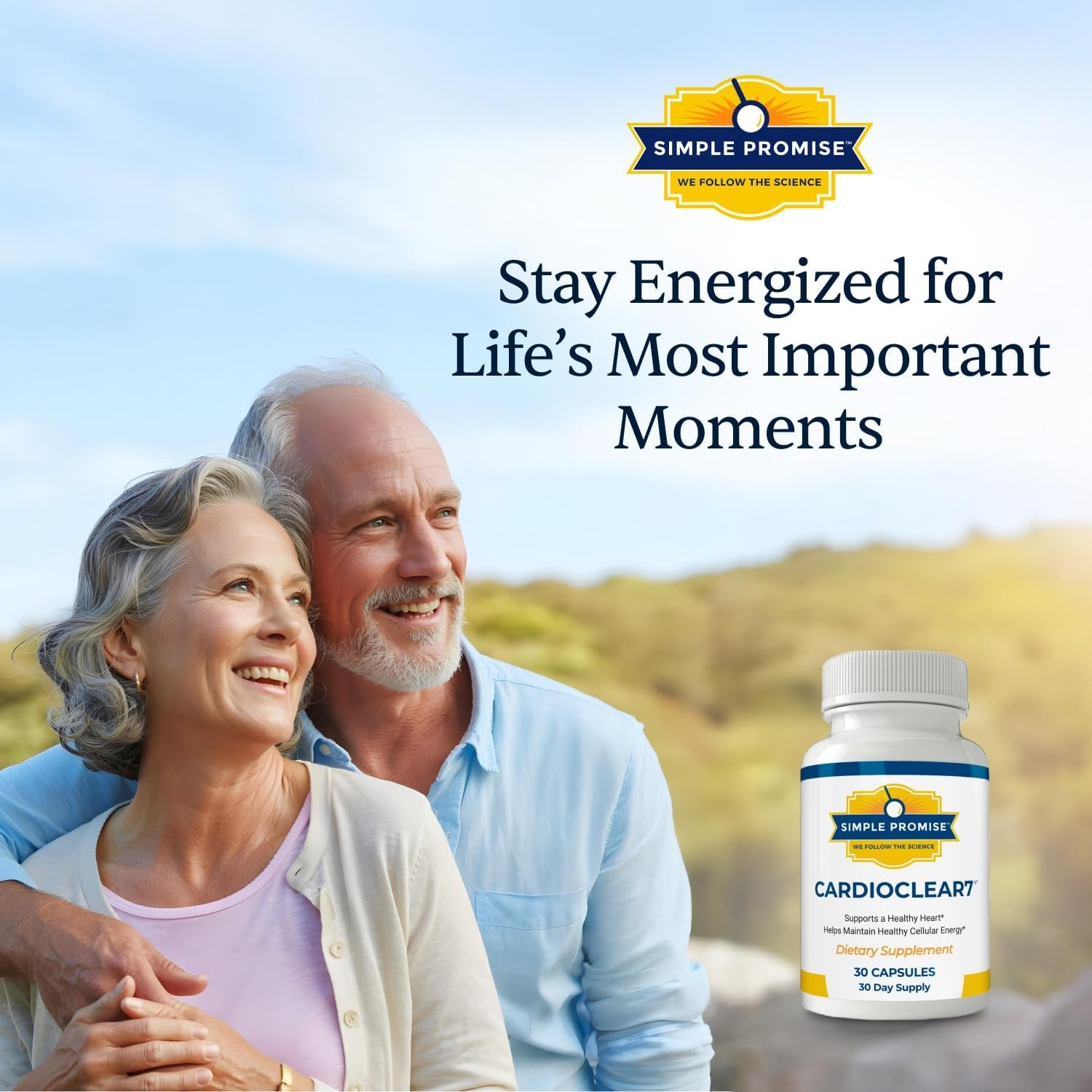Simple Promise CardioClear7 CoQ10 with PQQ and Shilajit Supplement | Daily Heart